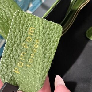 Pom Pom London Green Tote Bag
